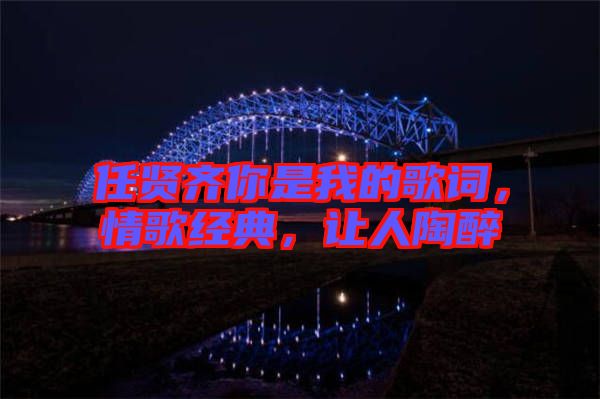 任賢齊你是我的歌詞，情歌經典，讓人陶醉