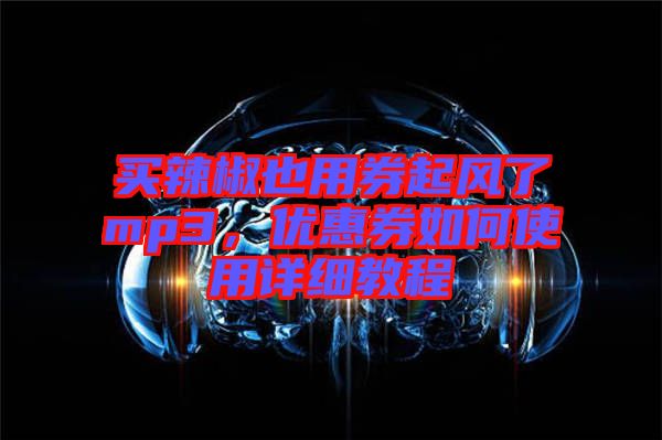 買辣椒也用券起風了mp3，優惠券如何使用詳細教程