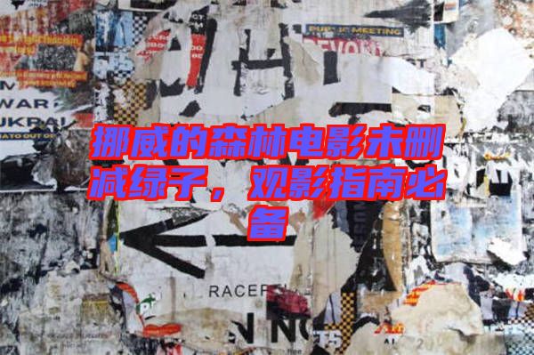 挪威的森林電影未刪減綠子，觀影指南必備