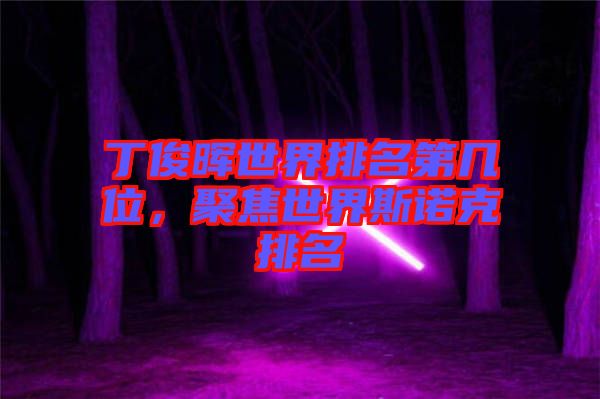 丁俊暉世界排名第幾位，聚焦世界斯諾克排名