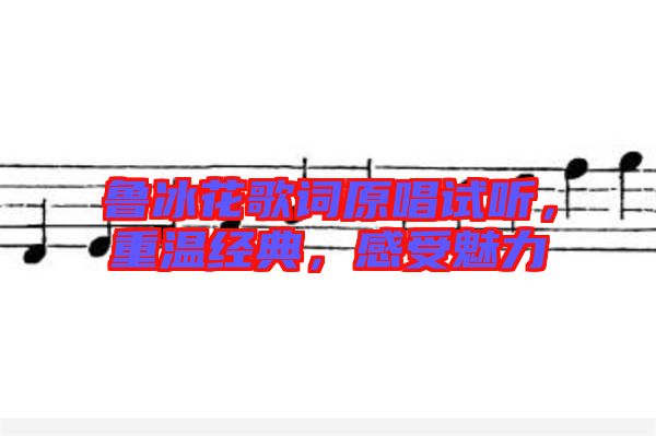 魯冰花歌詞原唱試聽，重溫經典，感受魅力