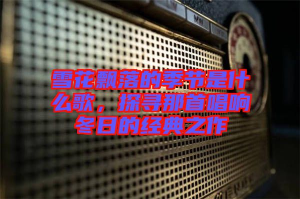 雪花飄落的季節是什么歌，探尋那首唱響冬日的經典之作