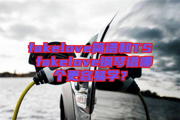 fakelove簡譜和TS fakelove鋼琴譜哪個更容易學？
